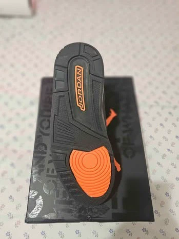 Jordan 3 Retro Dark Grey Orange - photo 3