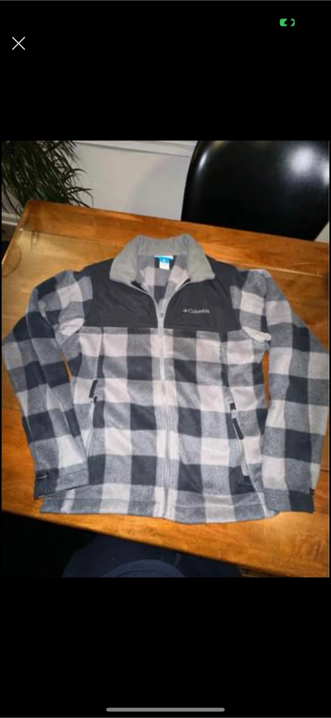 Columbia Interchange Fleece Jacket Grey Plaid