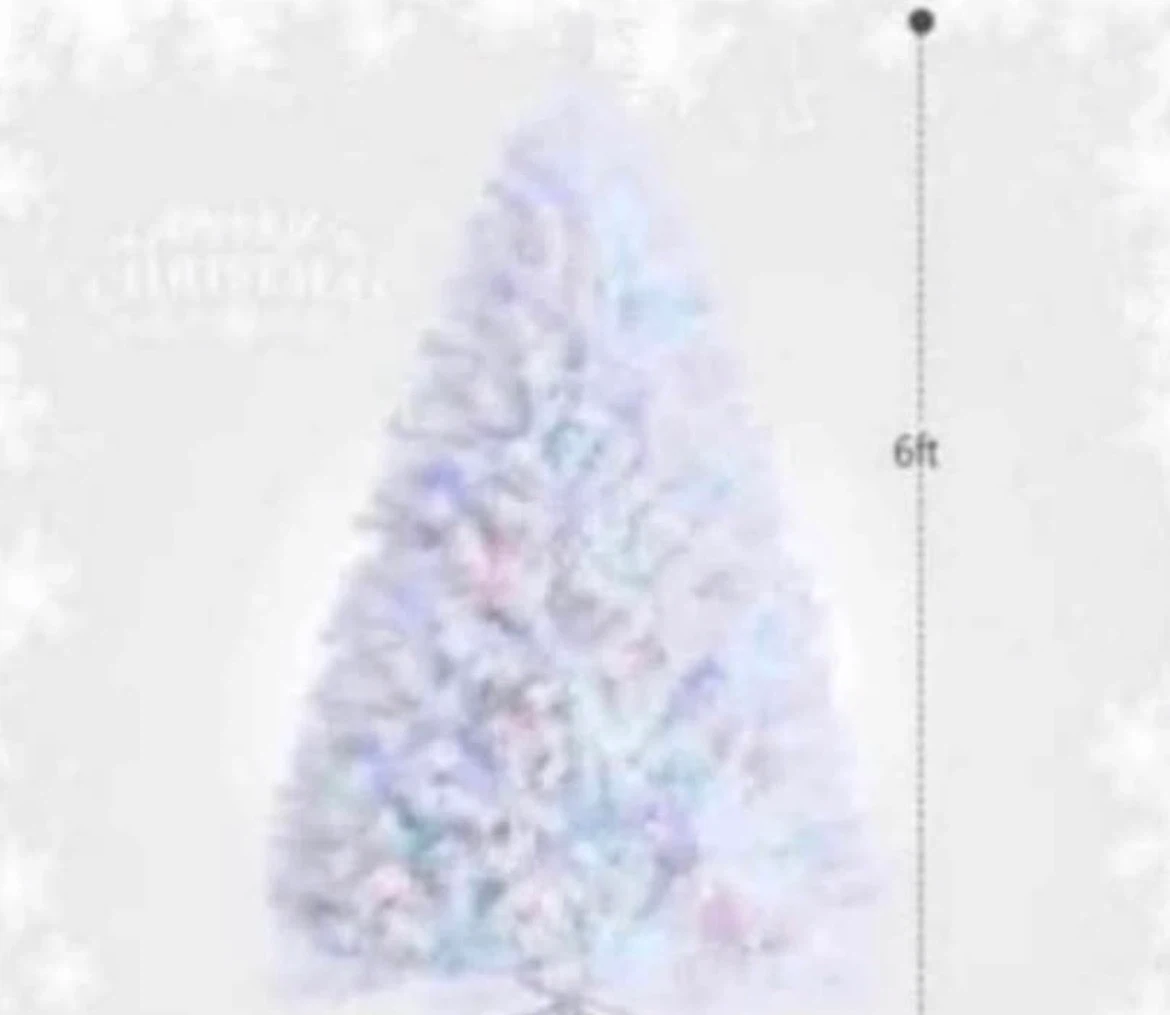 6ft White Artificial Christmas Tree