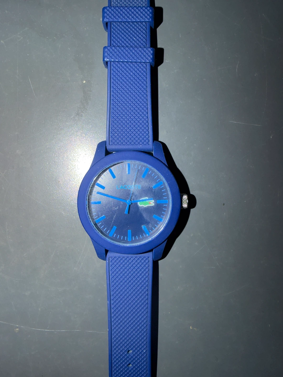 Lacoste Blue Silicone Watch