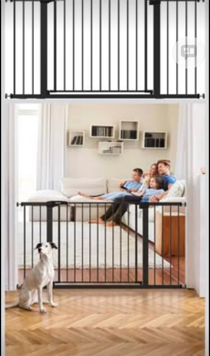 Babelio Extra Wide Baby and Pet Safety Gate