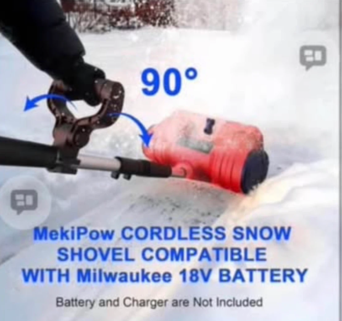 MekiPow Cordless Electric Snow Shovel - photo 2