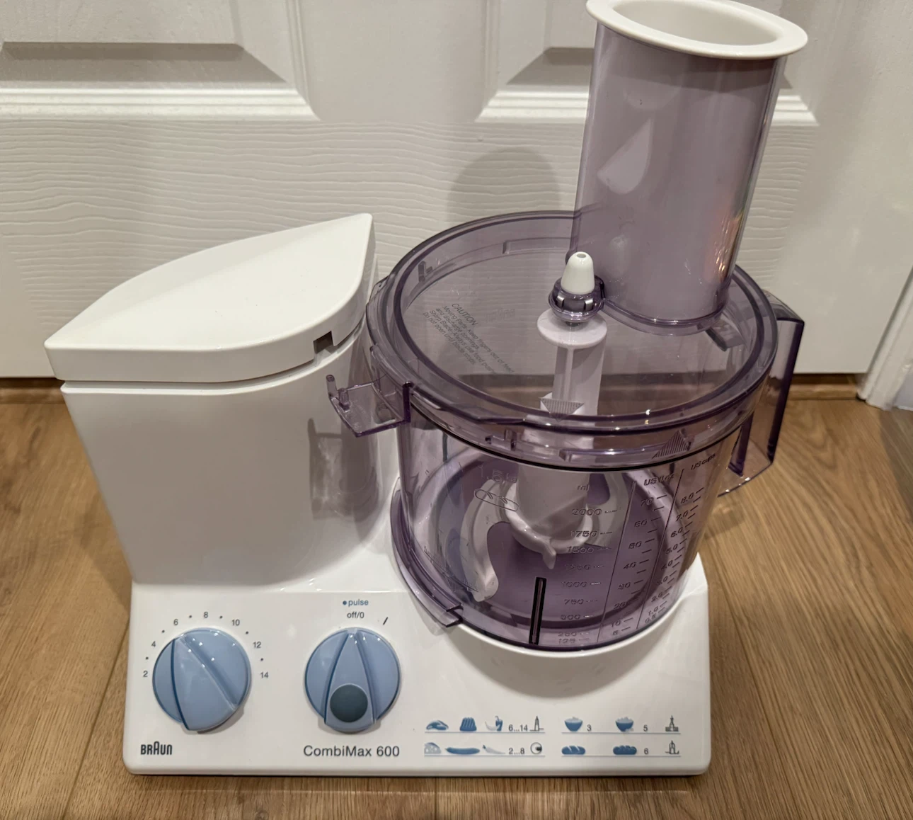 Braun CombiMax K600 Food Processor 600W Type 3205 W/ Accessories