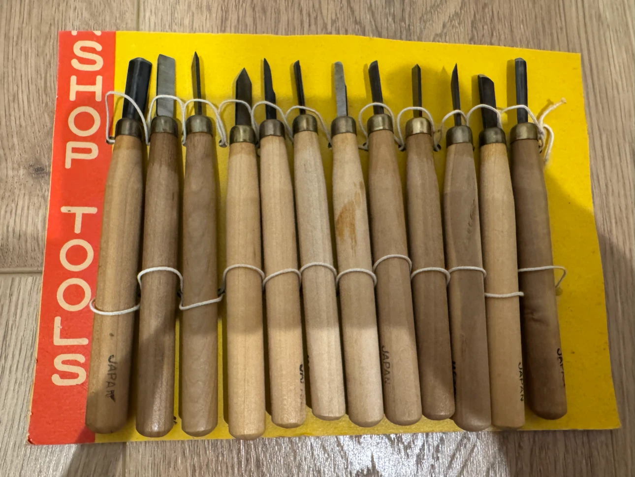 Vintage Oxwall Japanese Wood Carving Chisel Set