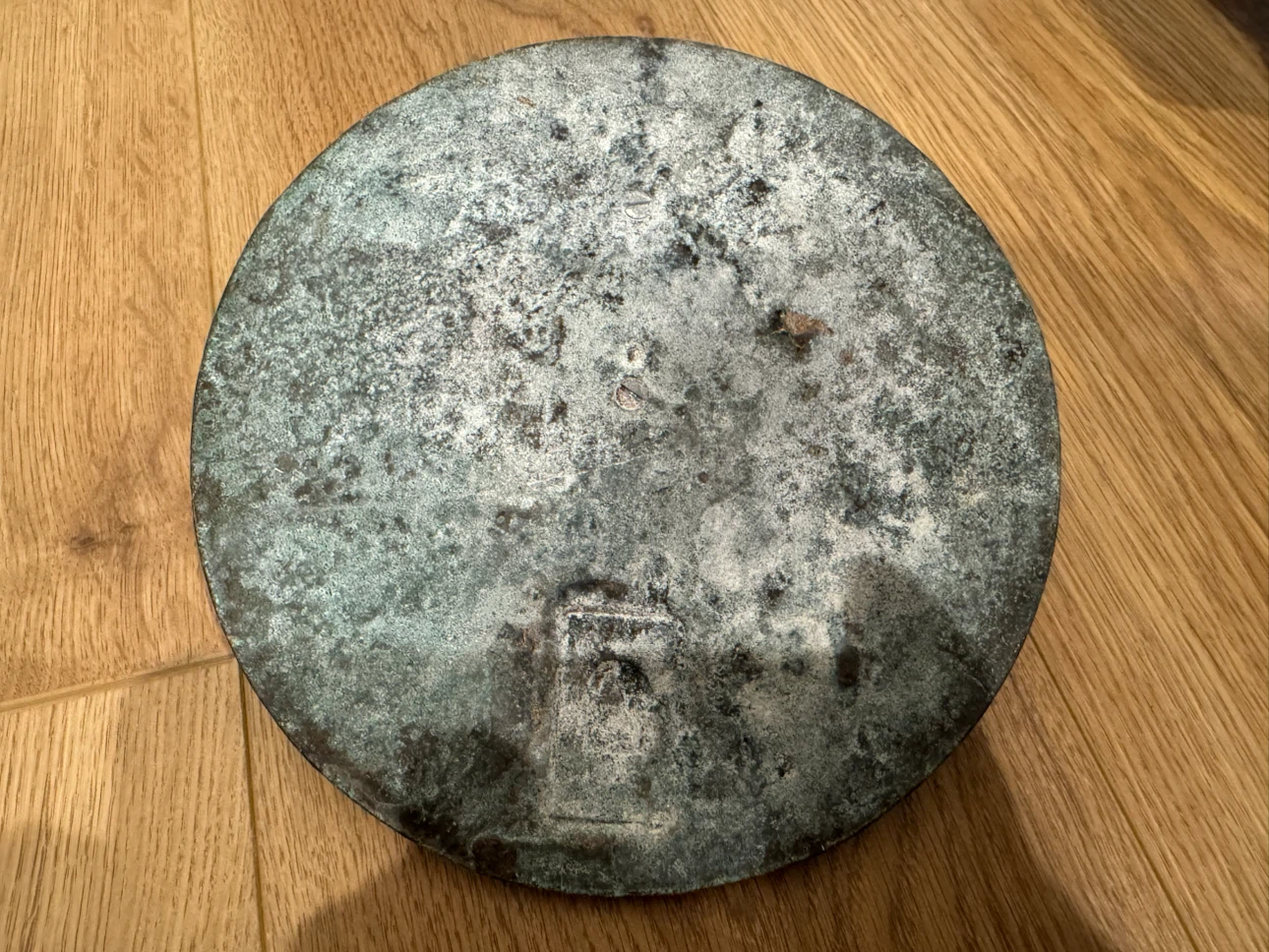 Vintage Brass Sundial with Natural Patina - photo 2