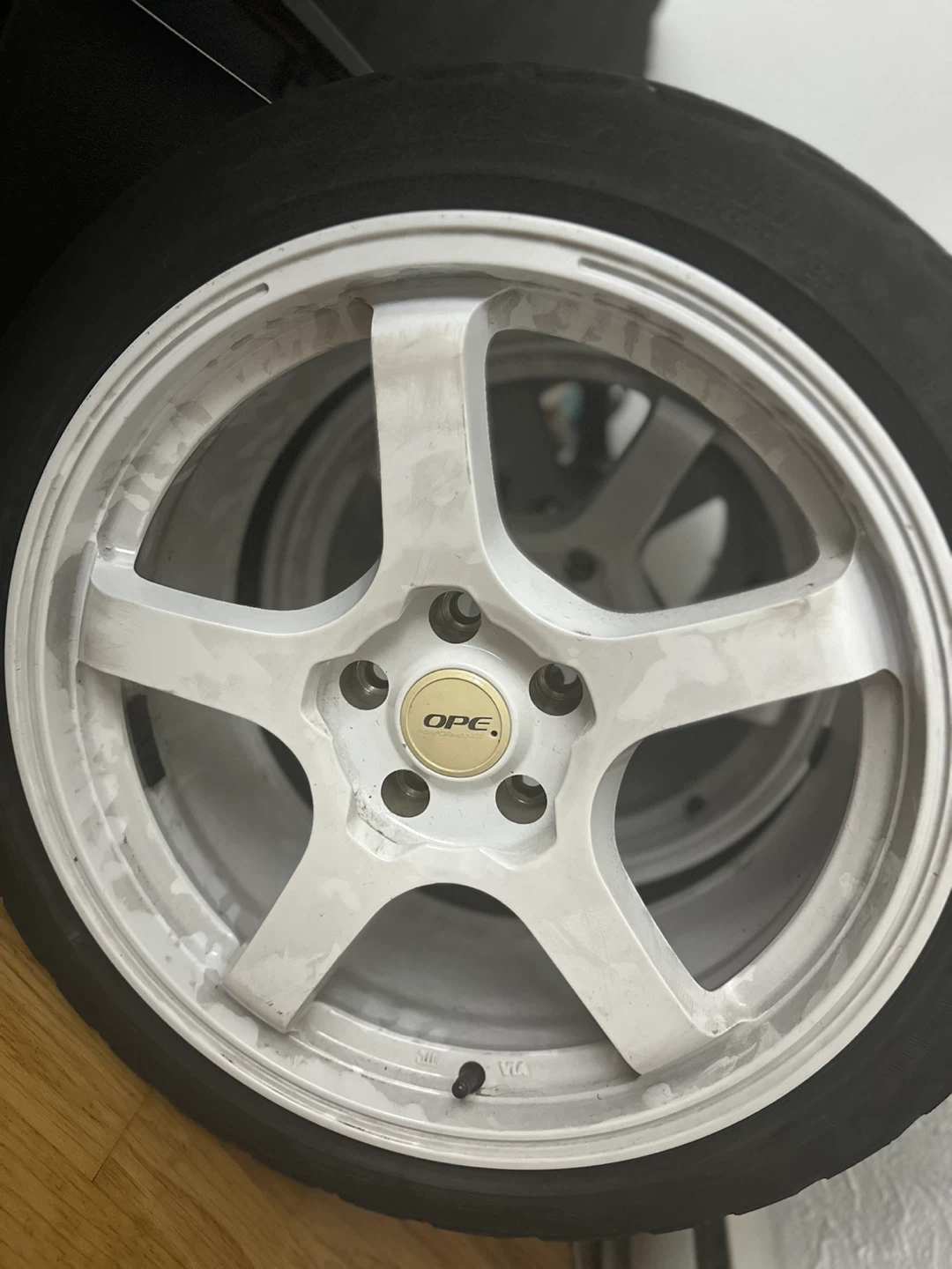 OPE Performance White Alloy Wheels