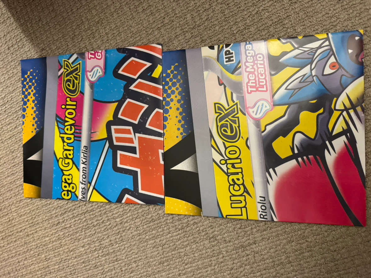 Mega Lucario ex Gardevoir ex poster set
