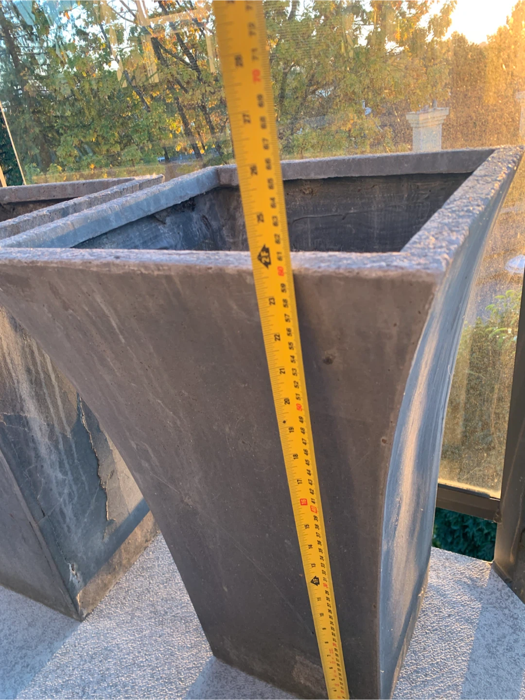 Set of 2 Tall Square Planters - photo 5