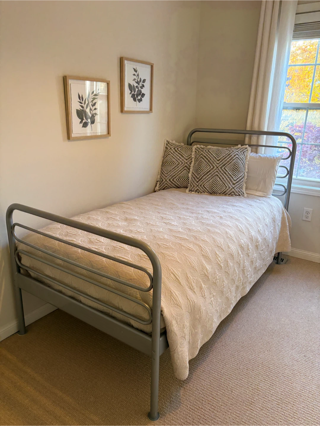 IKEA Sagstua Twin Metal Bed Frame