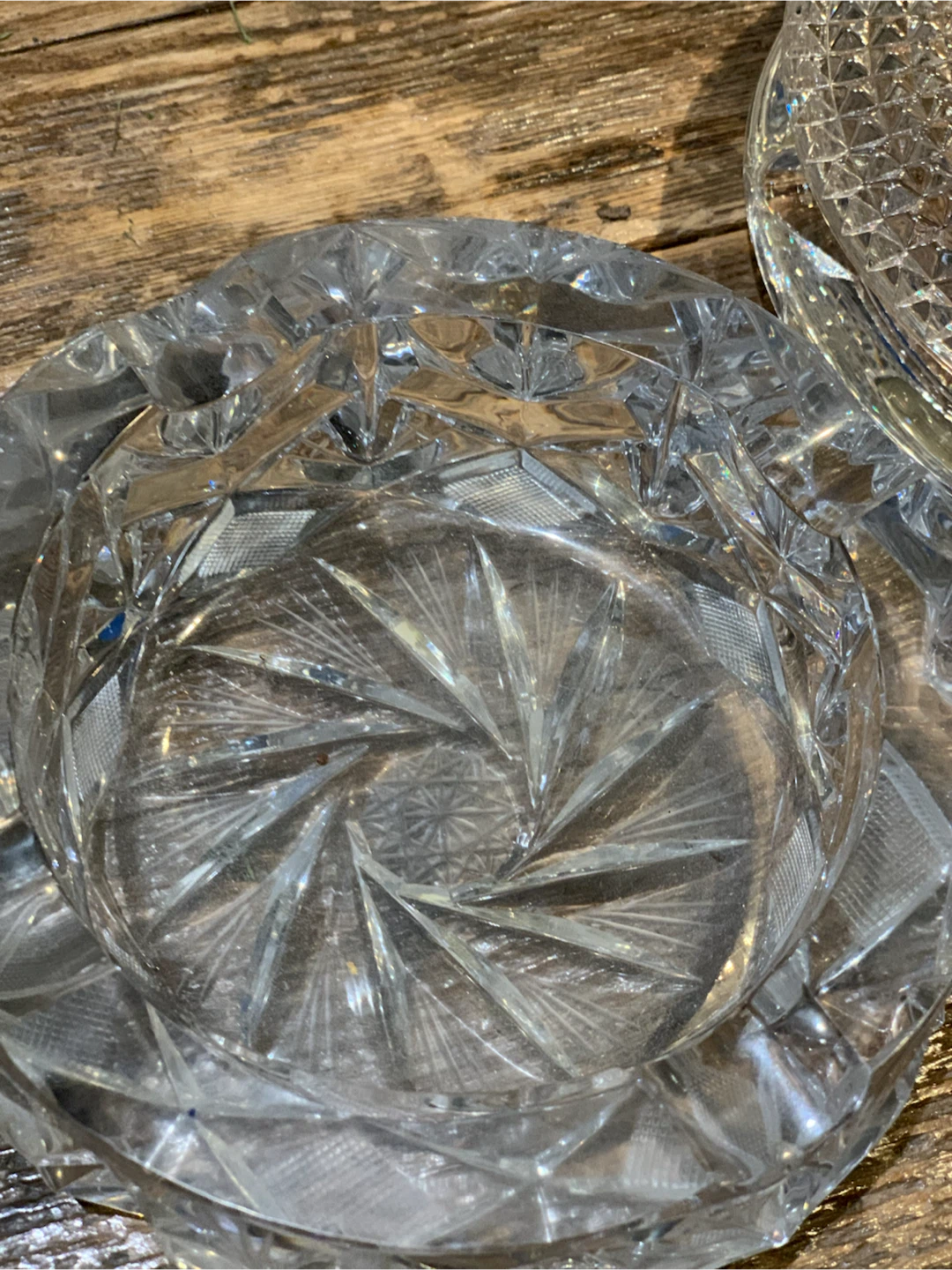 Vintage Crystal Ashtray - photo 2