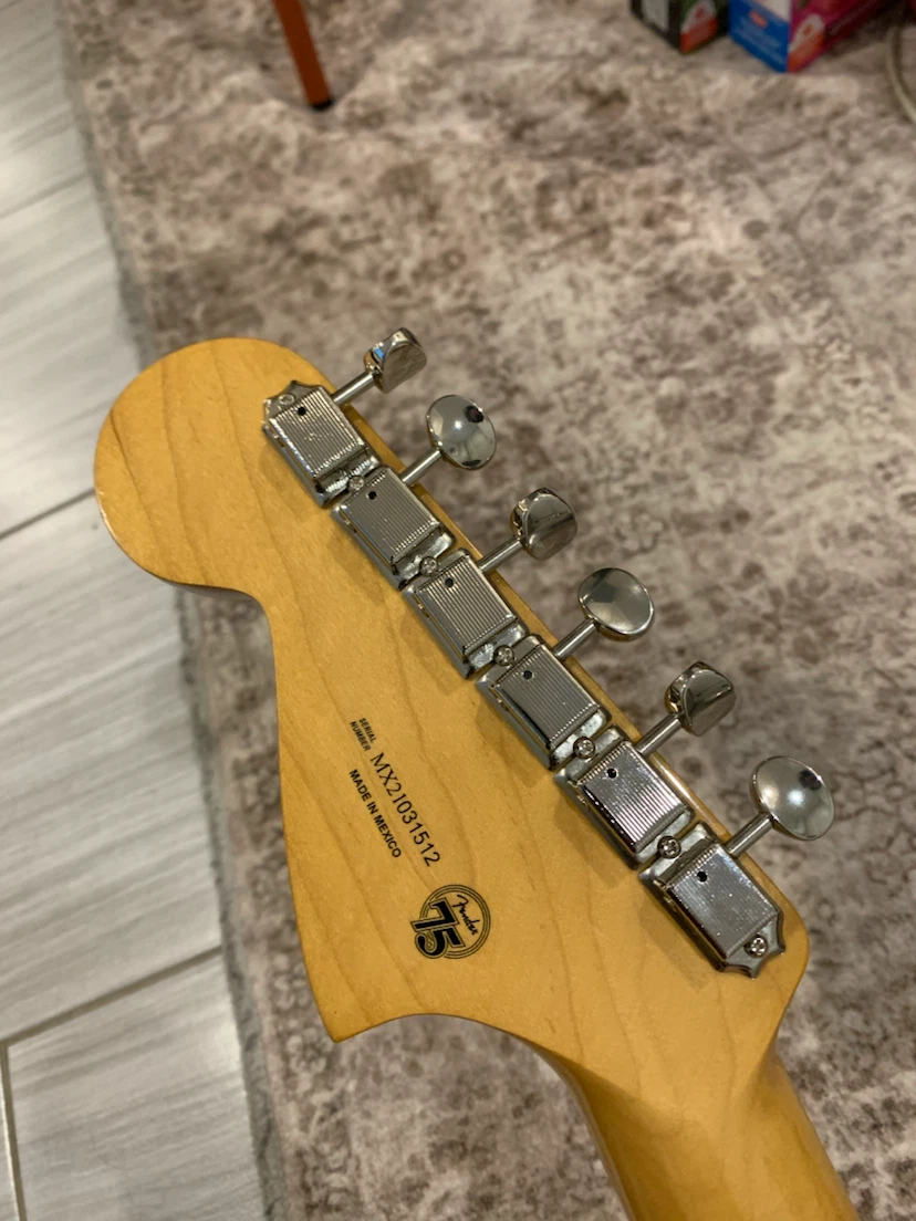 Fender Jaguar Vintera ‘60s Ocean Tortoise Electric Guitar - photo 3