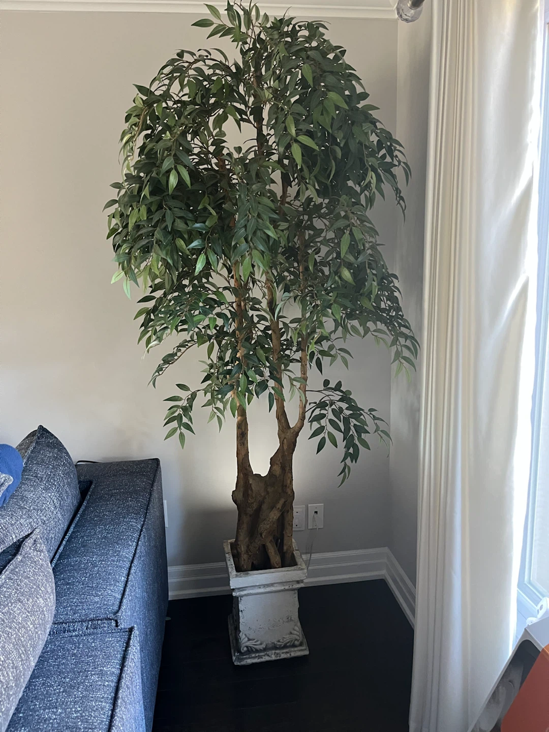 X-Tall high end, thick lush faux tree