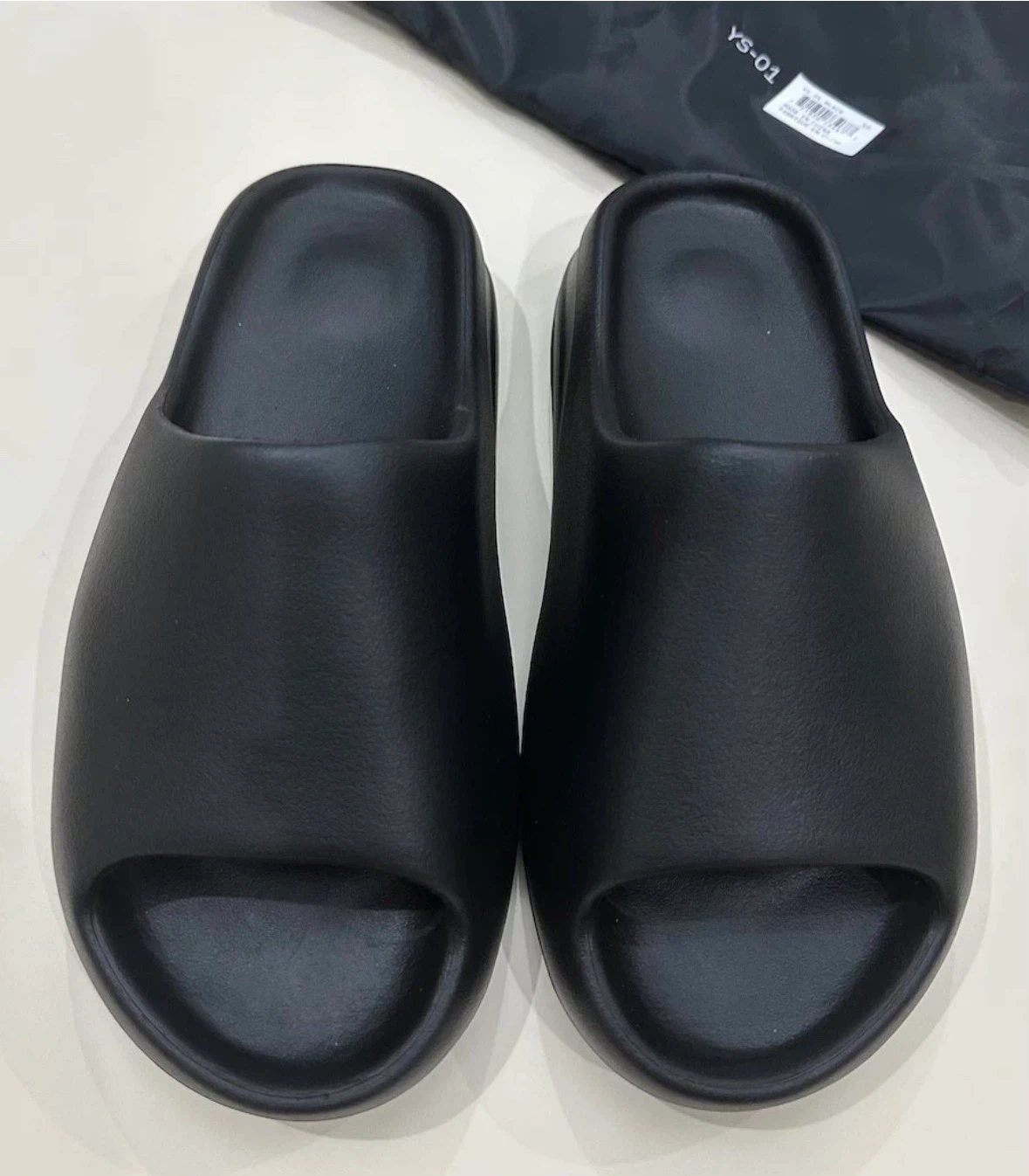 YS-01 Black Slide Sandals Size 10 - photo 2
