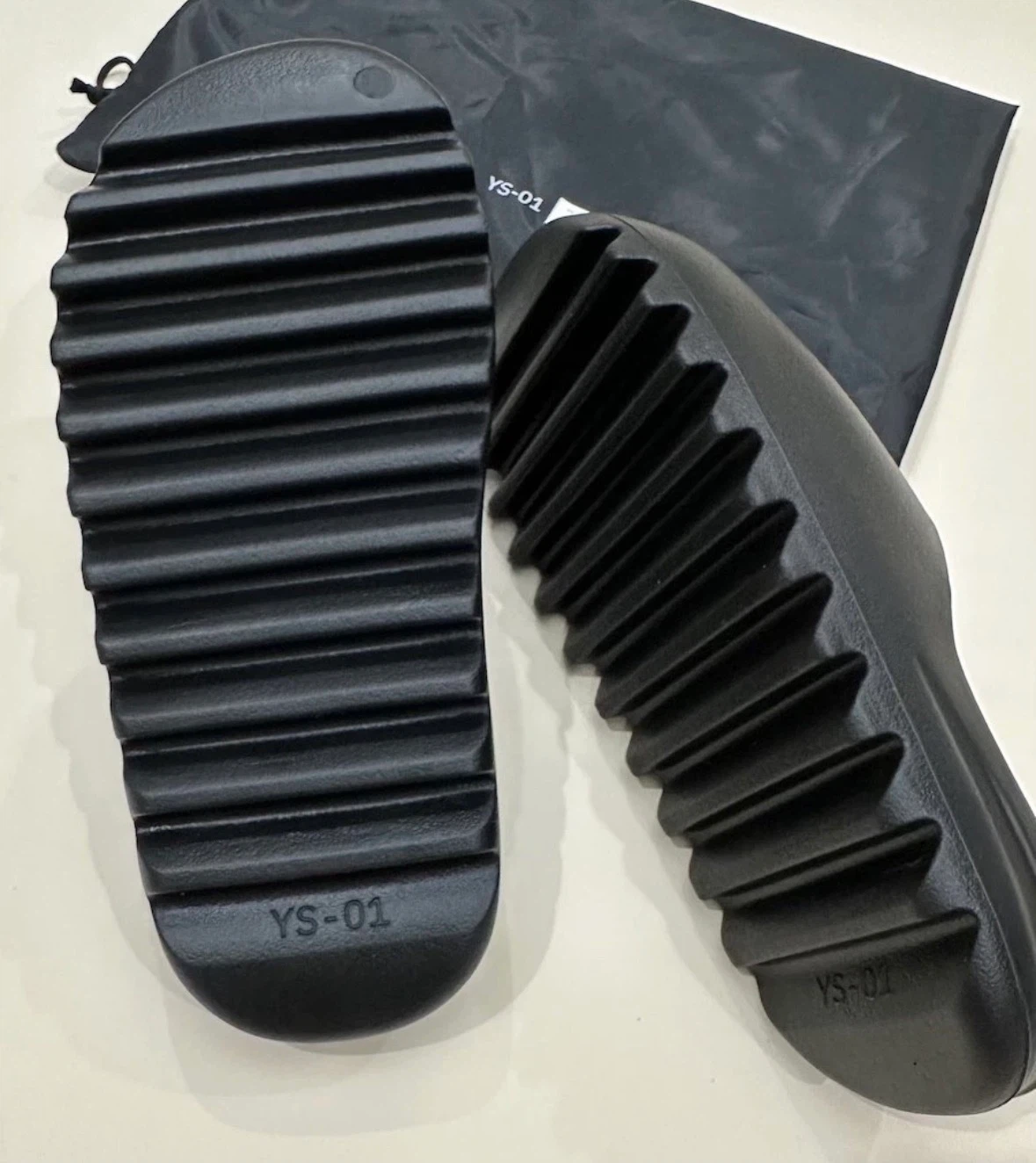YS-01 Black Slide Sandals Size 10 - photo 4