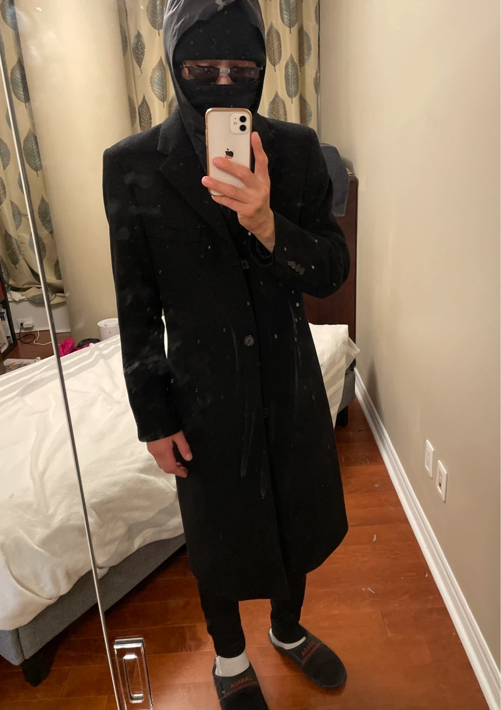 Ralph Lauren Black Overcoat
