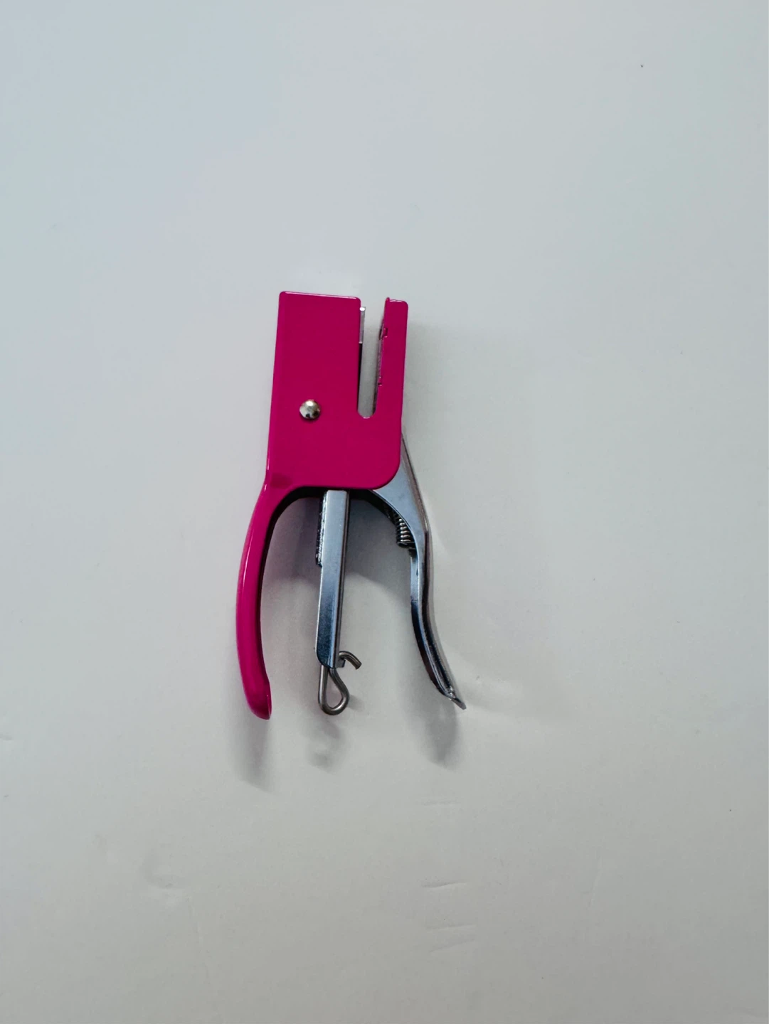 Pink Handheld Stapler