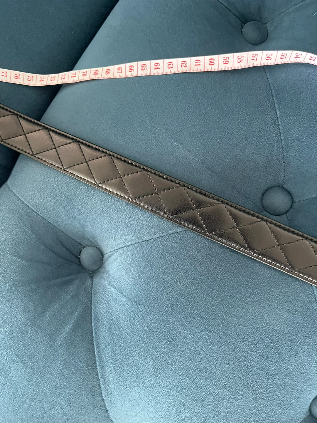 Chanel Quilted Leather Belt Size 95 - photo 3