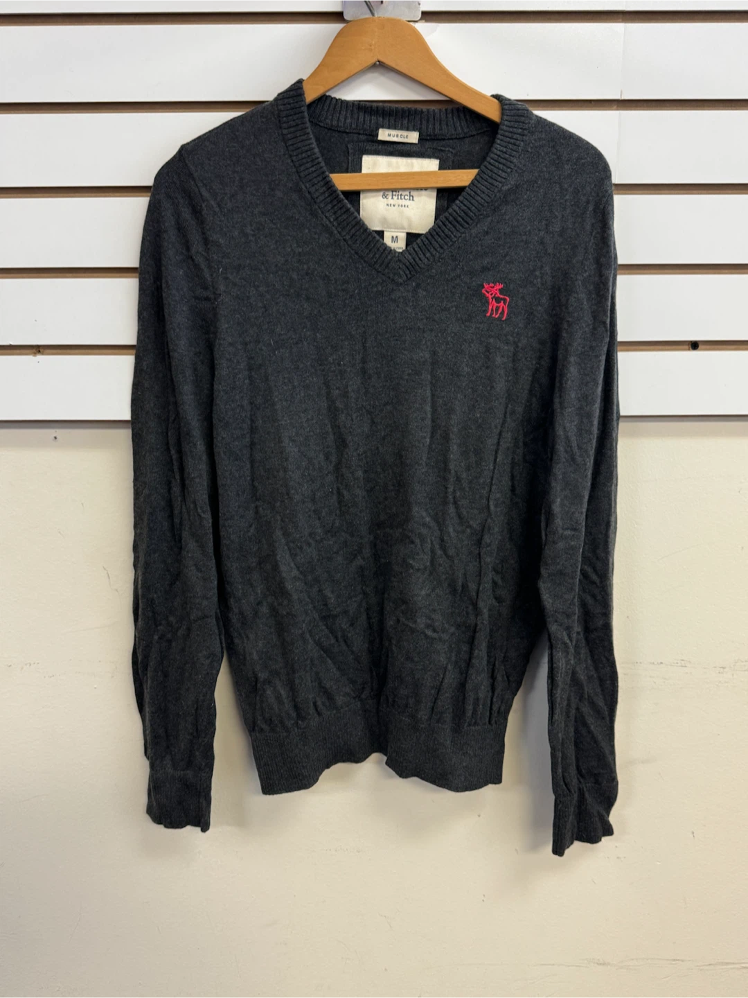 Abercrombie & Fitch Muscle V-Neck Sweater