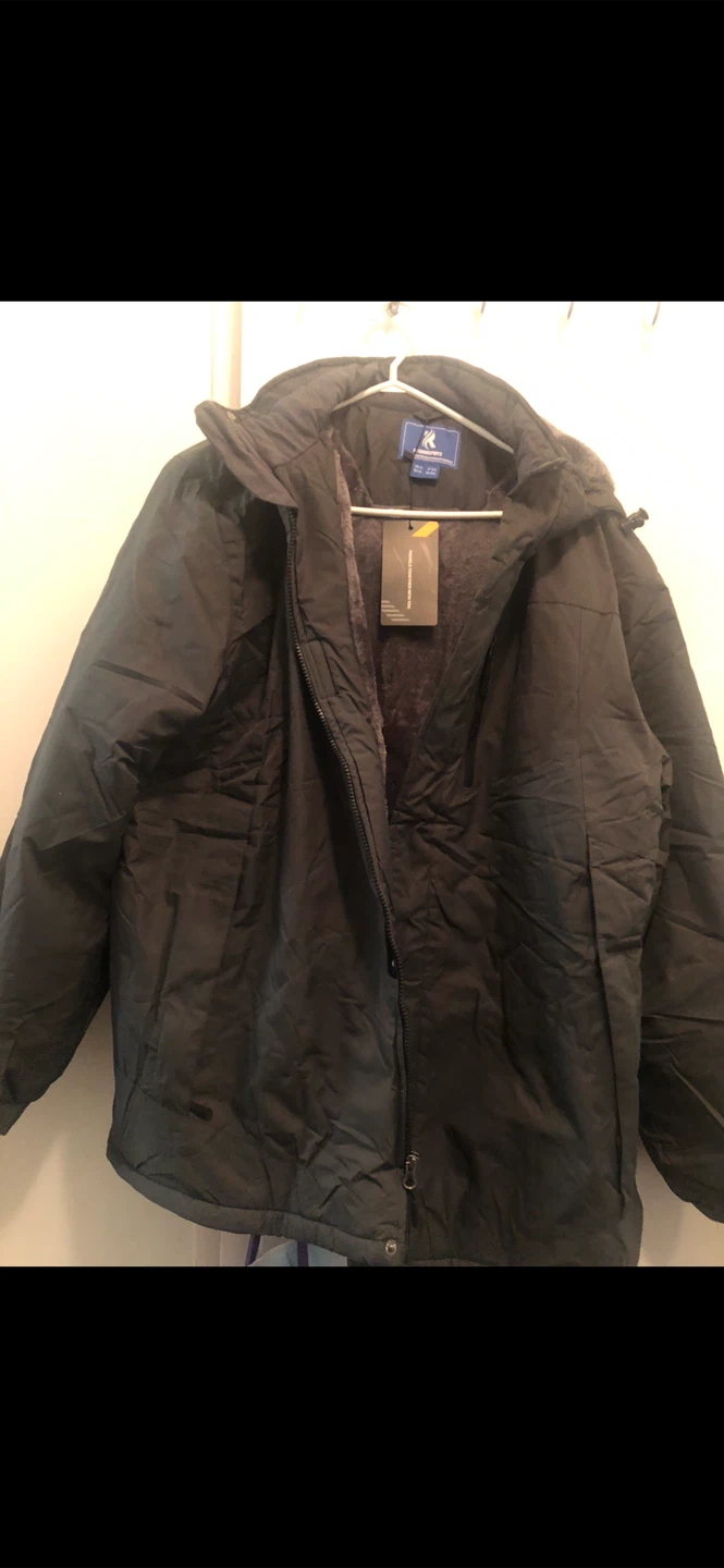 Kinsports Black Winter Jacket for men