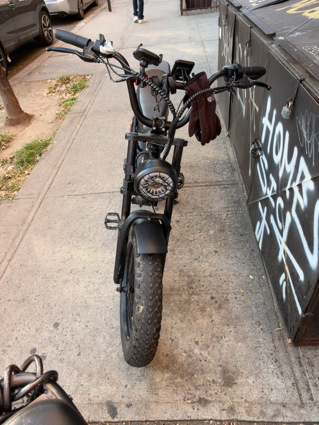 Black Electric Bike with Fat Tires - photo 2