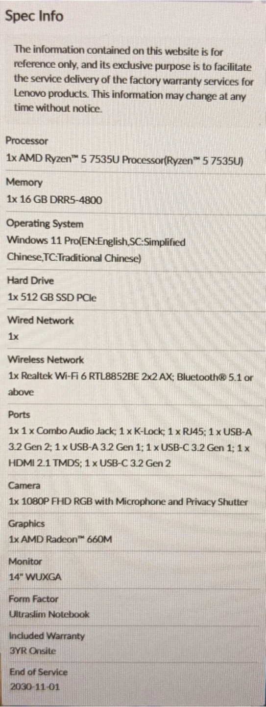 Lenovo ThinkPad E14 Gen 6  – Ryzen 5, 16GB 3-Yr Warranty - photo 5