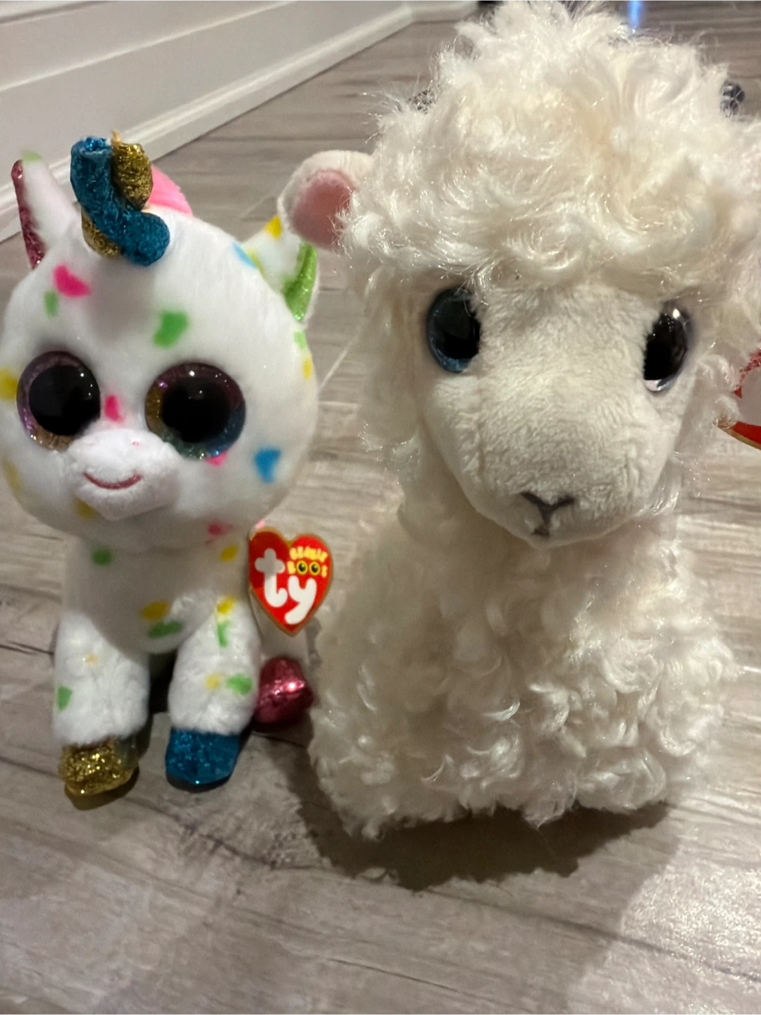 Two Ty Beanie Boos Plush Toys