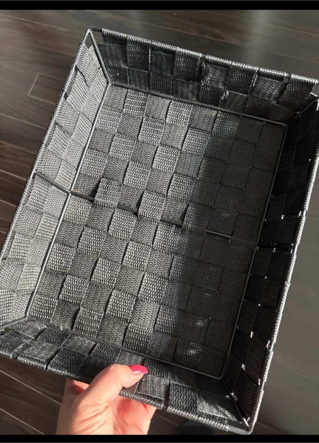 Black Storage Basket