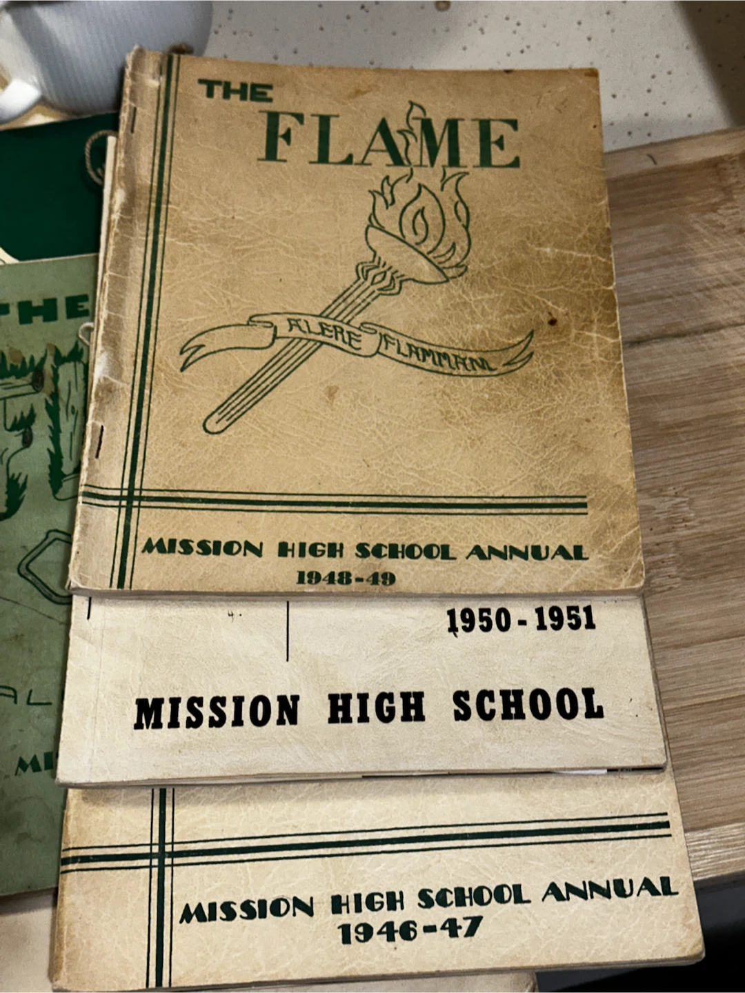 1940’s 50s Lot of 6 Mission high school yearbooks - photo 2