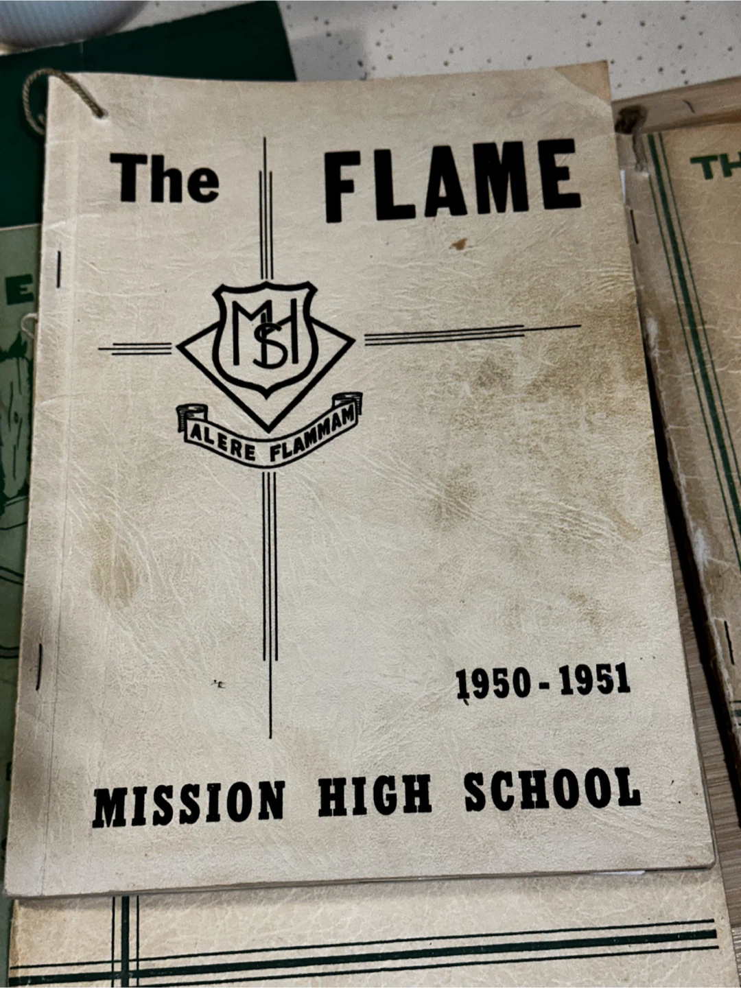 1940’s 50s Lot of 6 Mission high school yearbooks - photo 3