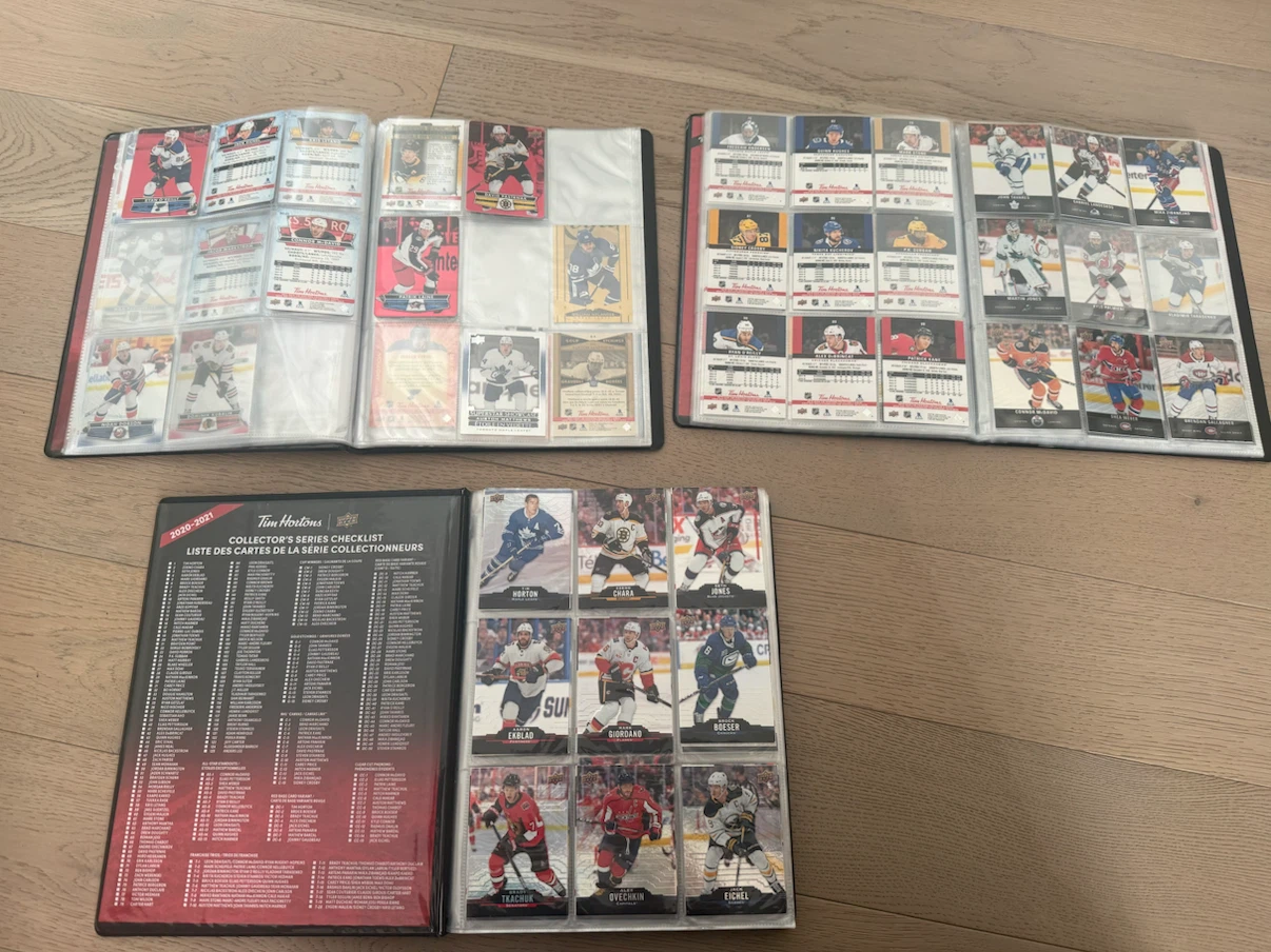Tim Hortons hockey card collections & binders - photo 2