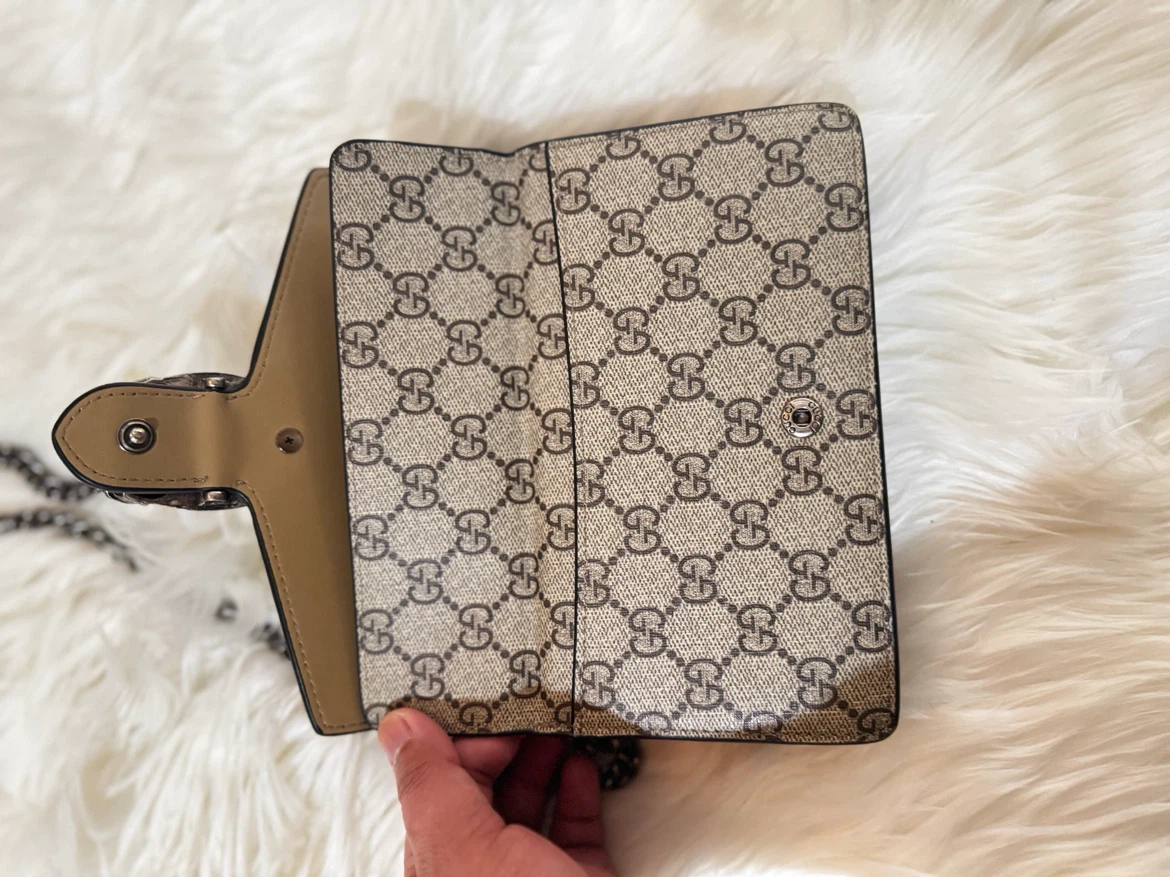 Gucci Dionysus GG Supreme Wallet with Chain - photo 4