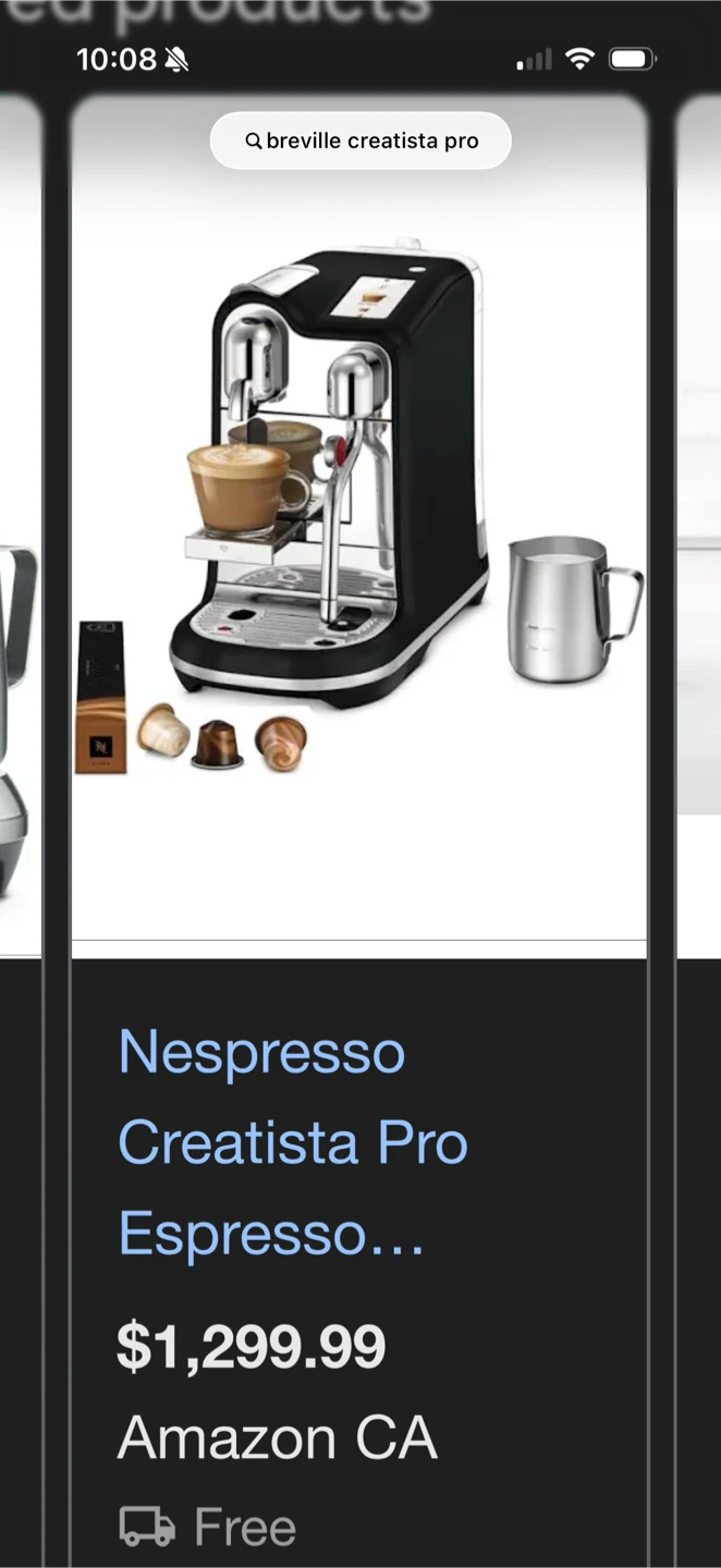 Breville Nespresso Creatista Pro Coffee machine SAVE $500 - photo 5