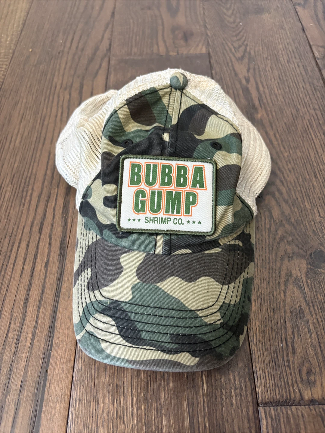 Bubba Gump Shrimp Co Camo Santa Monica Pier Hat