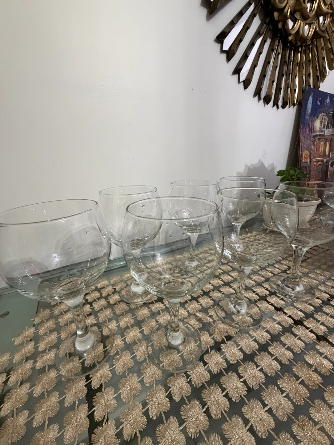 Wine glasses