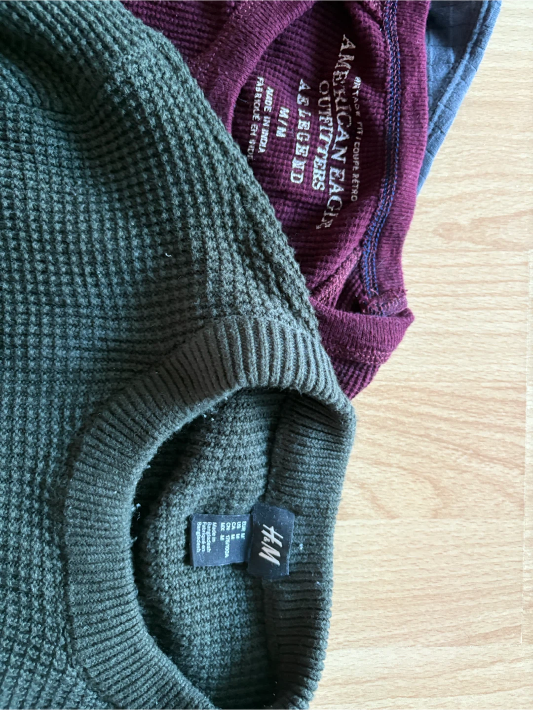 Waffle men’s sweaters - photo 2