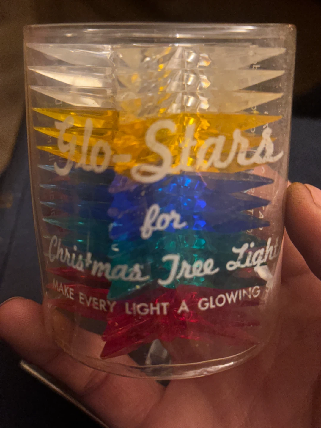New old stock vintage Glo-Stars Christmas tree light reflectors - photo 2