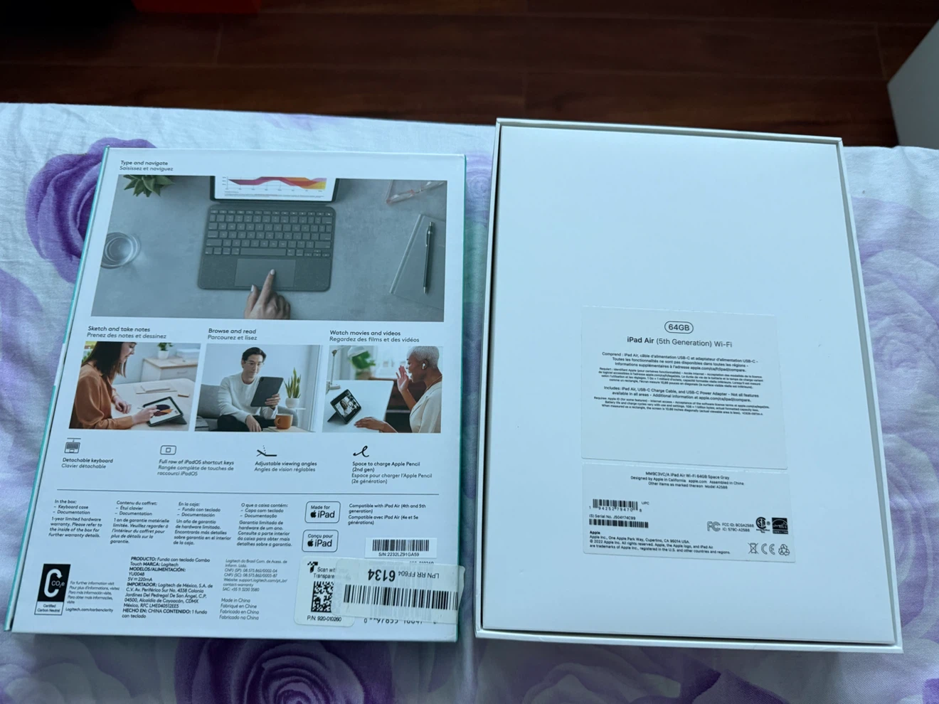iPad Air 5 with Logitech keyboard - photo 3