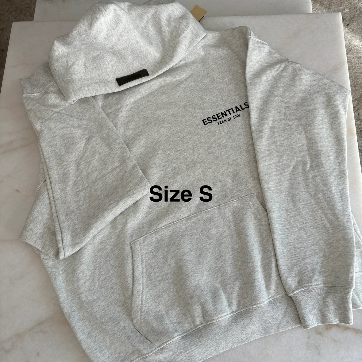 Essentials Fear of God Hoodie Light Grey