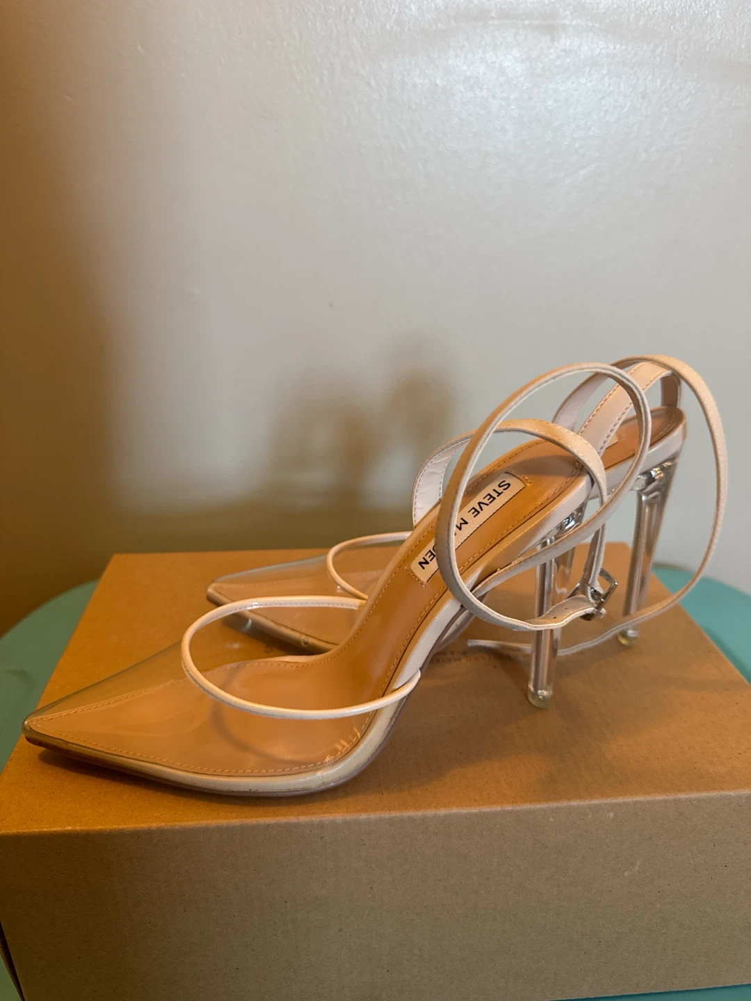 Steve Madden Clear Pointed Heels
