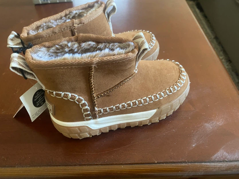 New Justice Girls Boots Beige Size 12 - photo 2