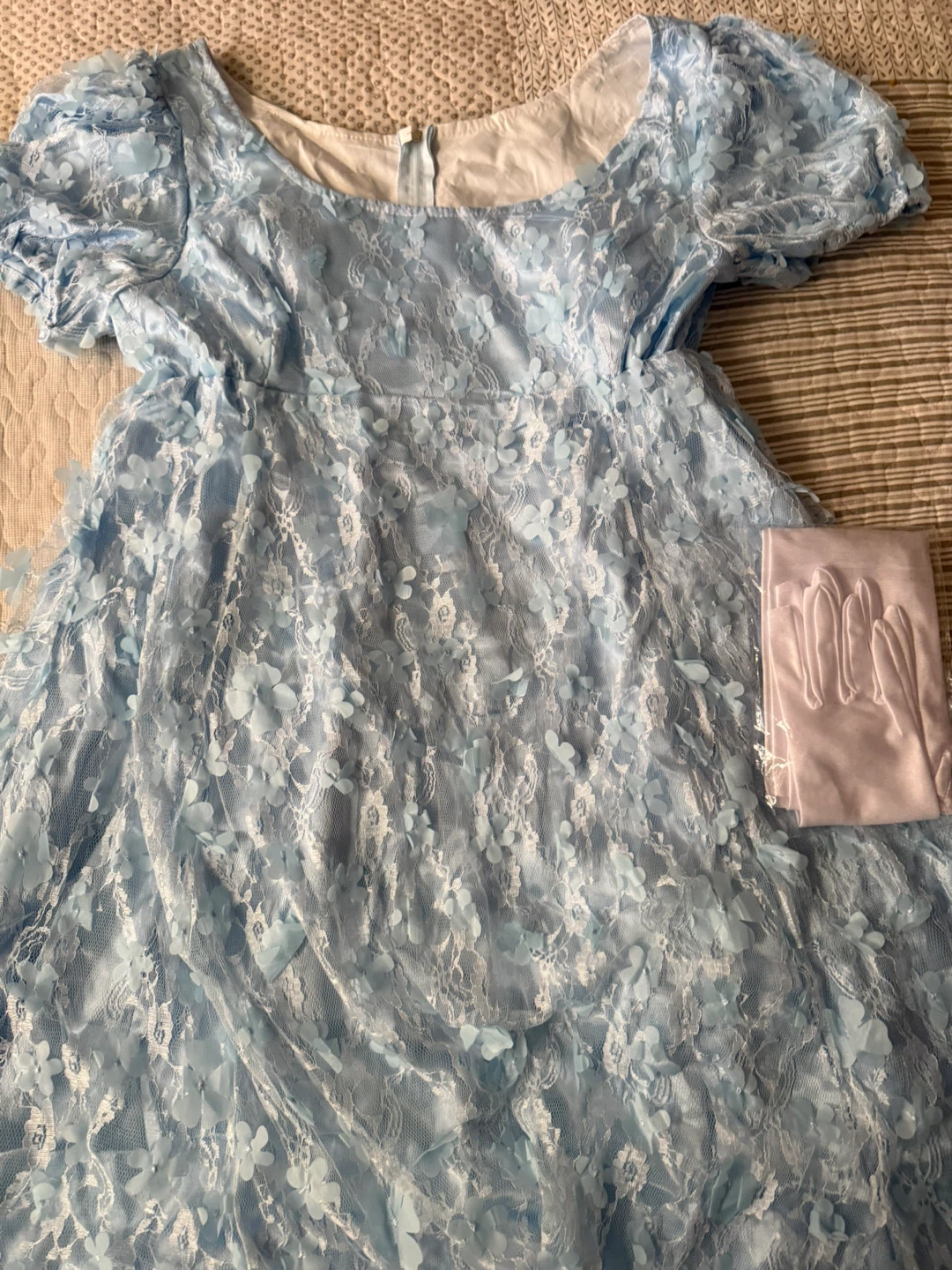MyHeroCos Daphne Regency Blue Lace Dress - photo 2