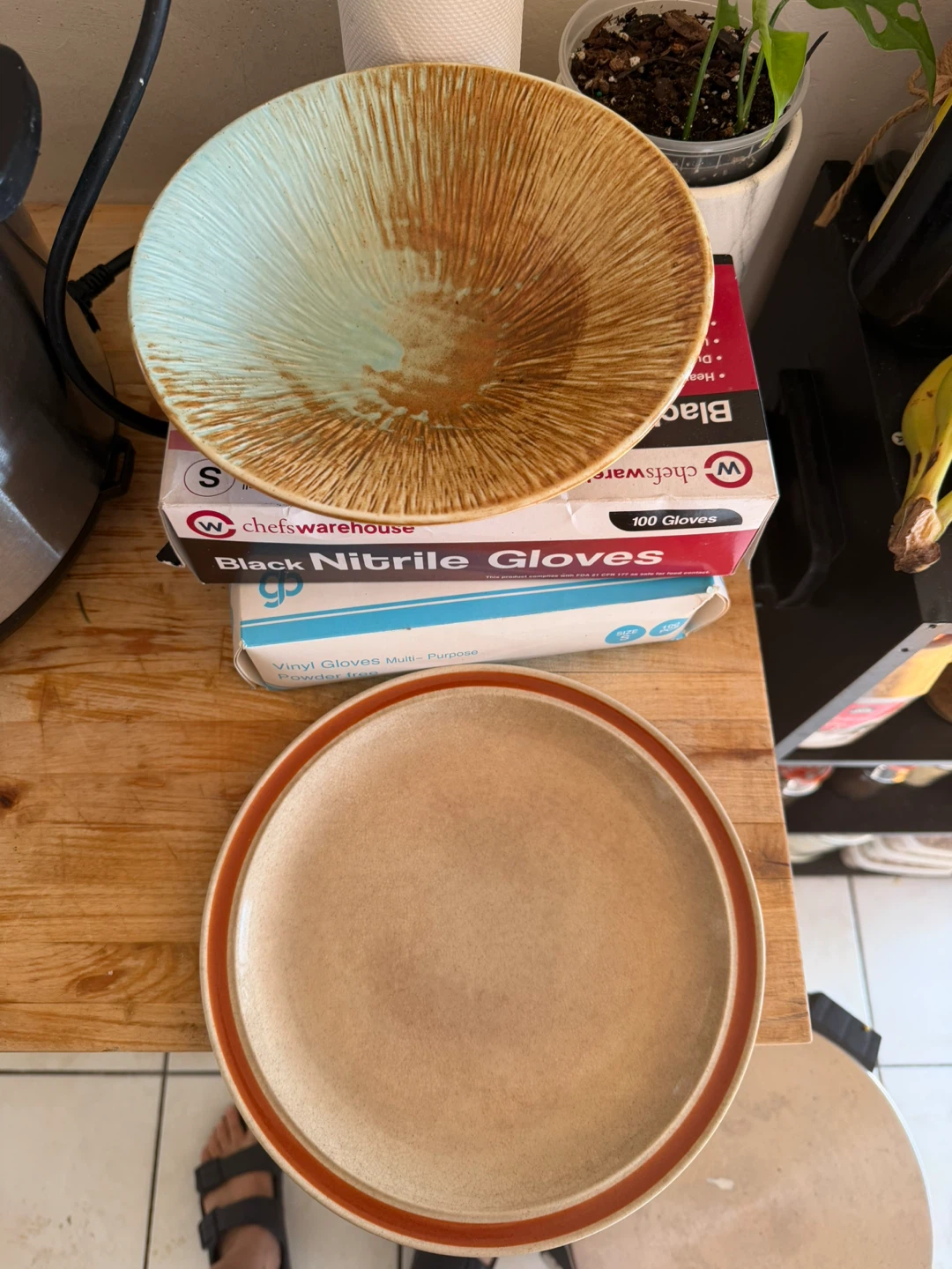 Ceramic Bowl and Plate Set