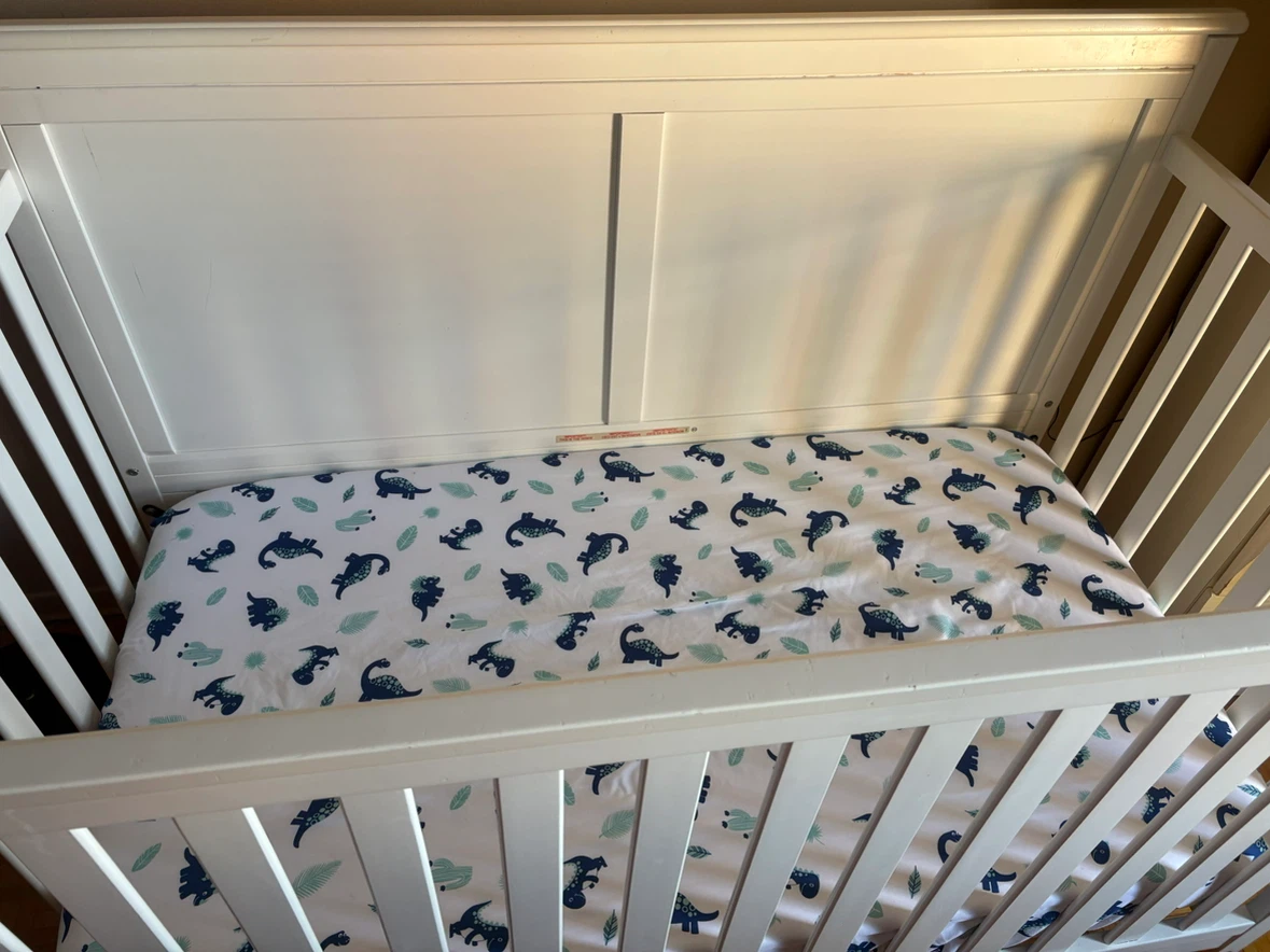 Baby Crib with Dinosaur Bedding - photo 2