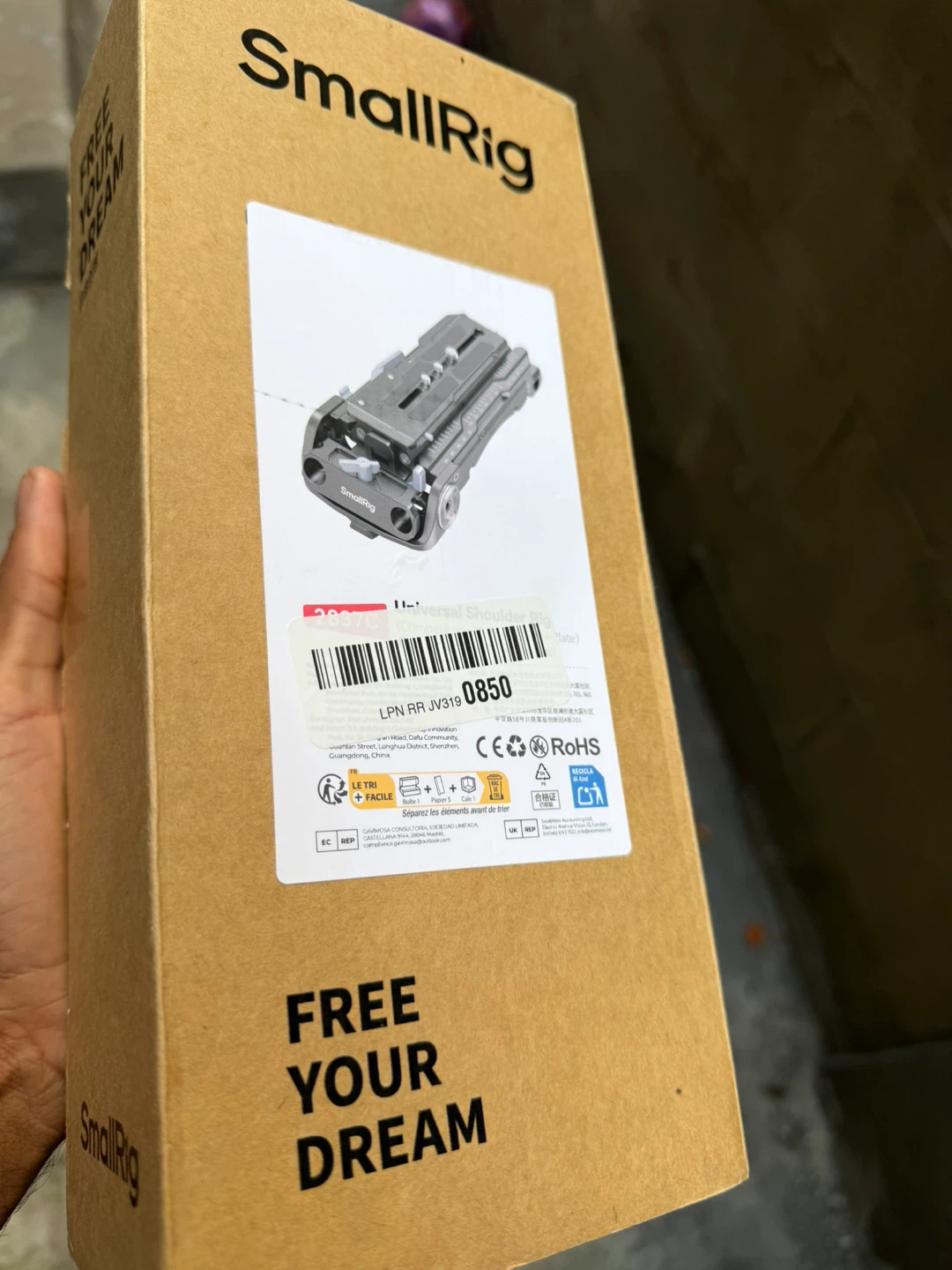 SmallRig 2837C Universal Shoulder Rig