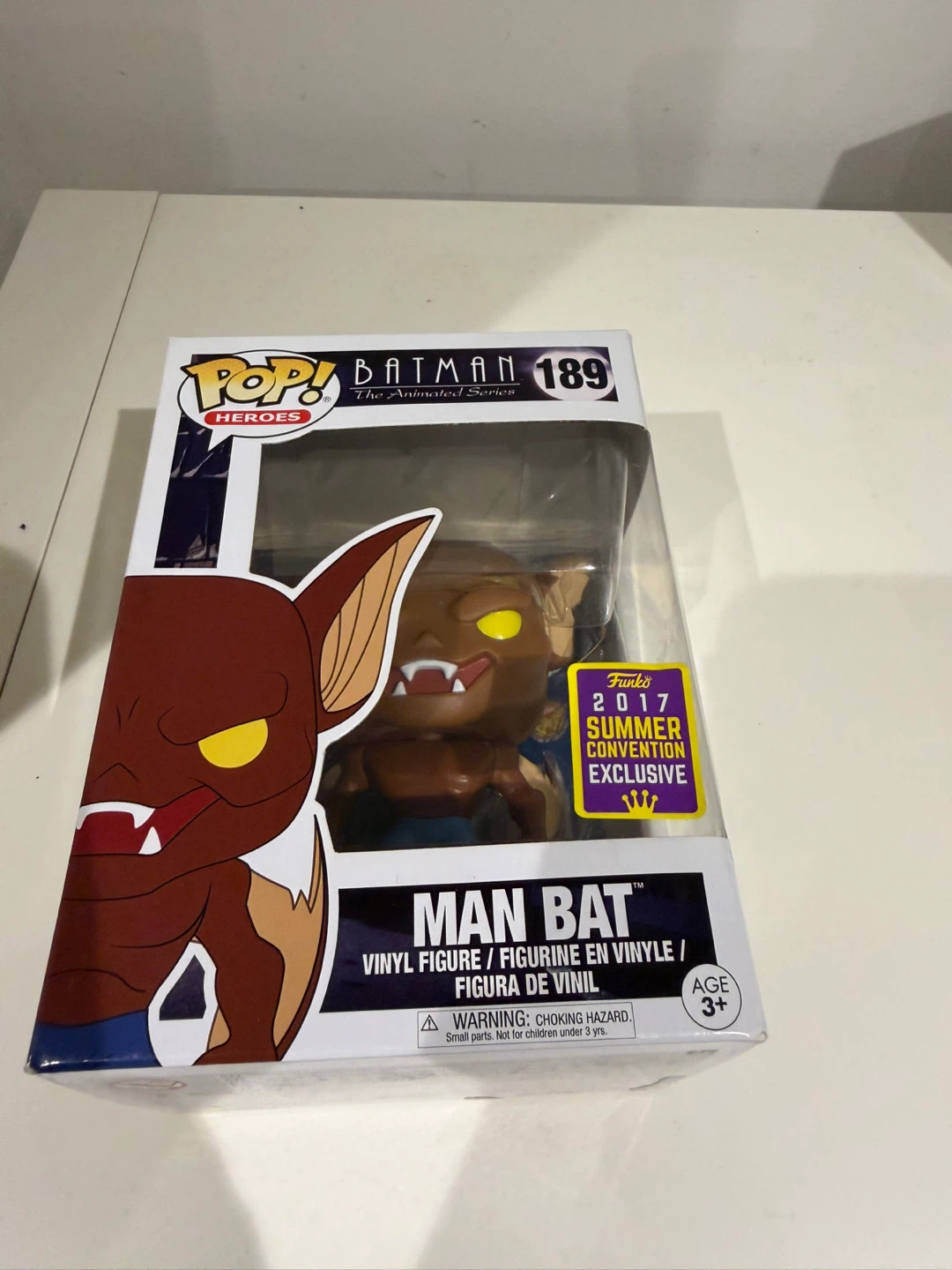 Funko Pop! Heroes Batman The Animated Series MAN BAT #189 2017 - photo 2