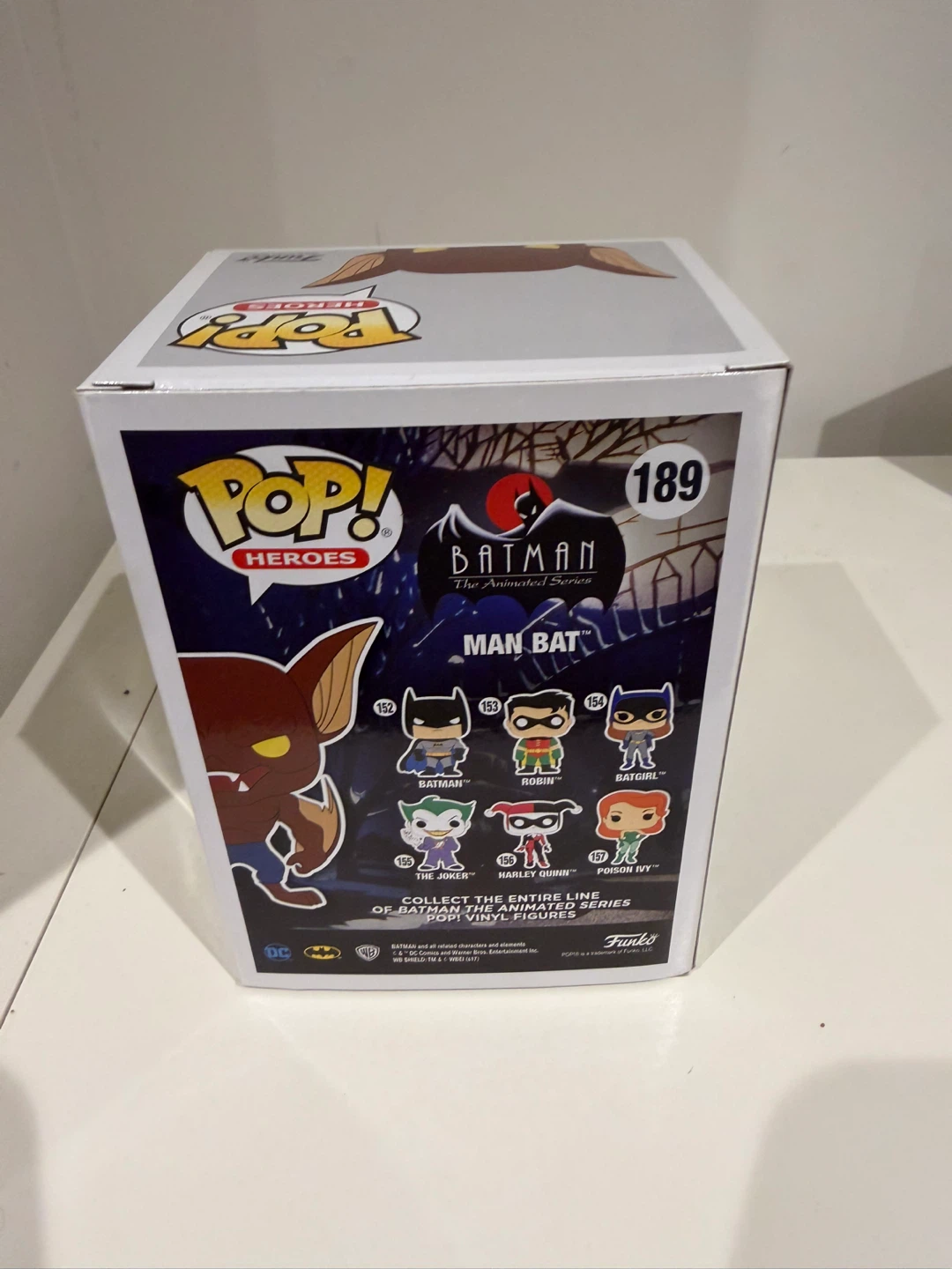 Funko Pop! Heroes Batman The Animated Series MAN BAT #189 2017 - photo 3