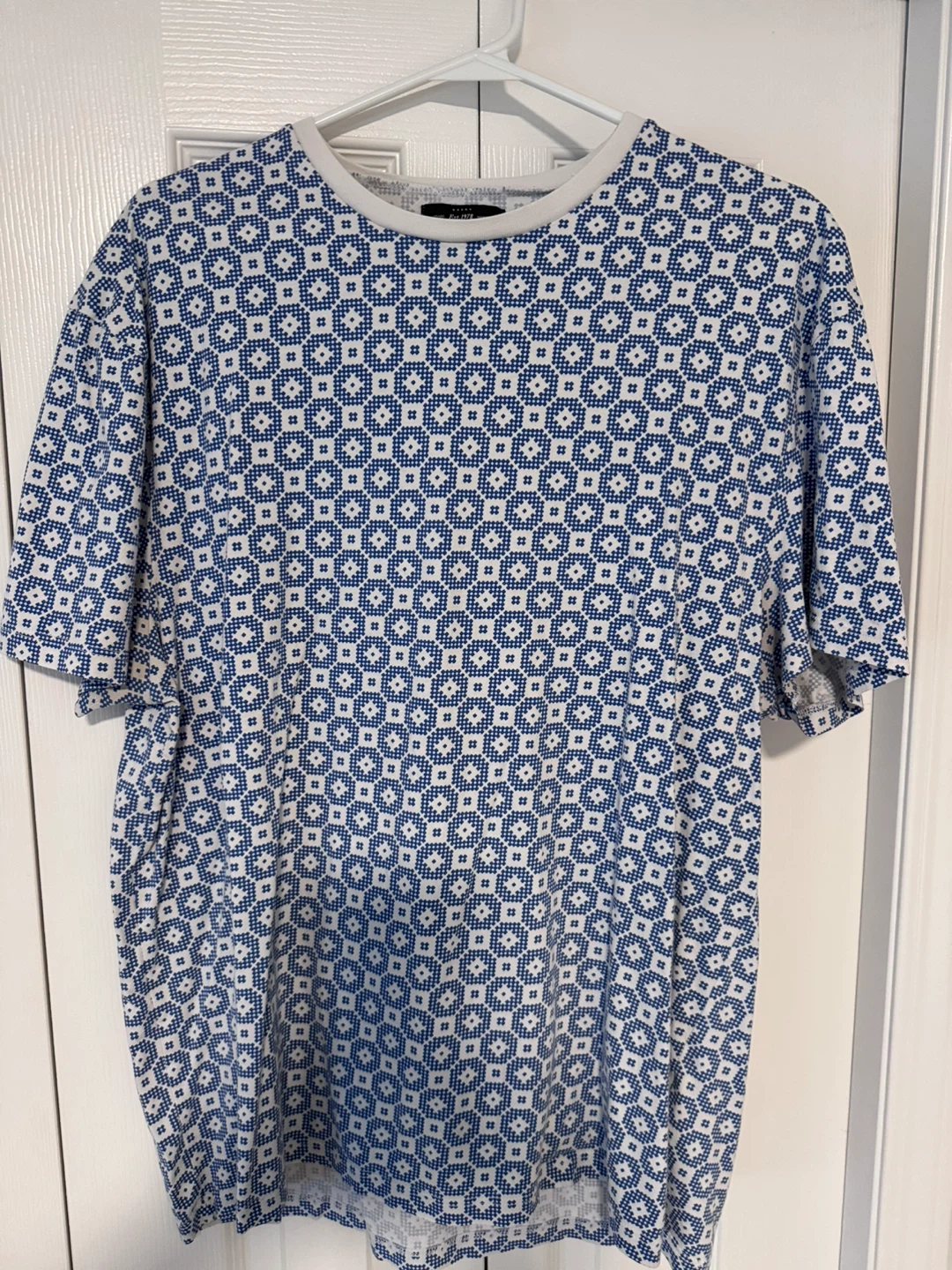 Topman geometric print t-shirt - XL