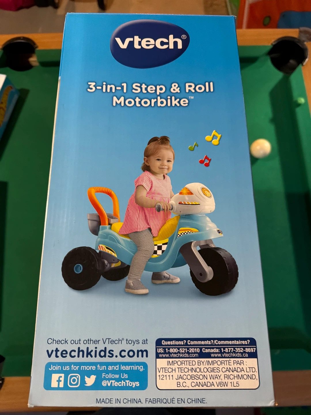 VTech 3-in-1 Step & Roll Motorbike - photo 2