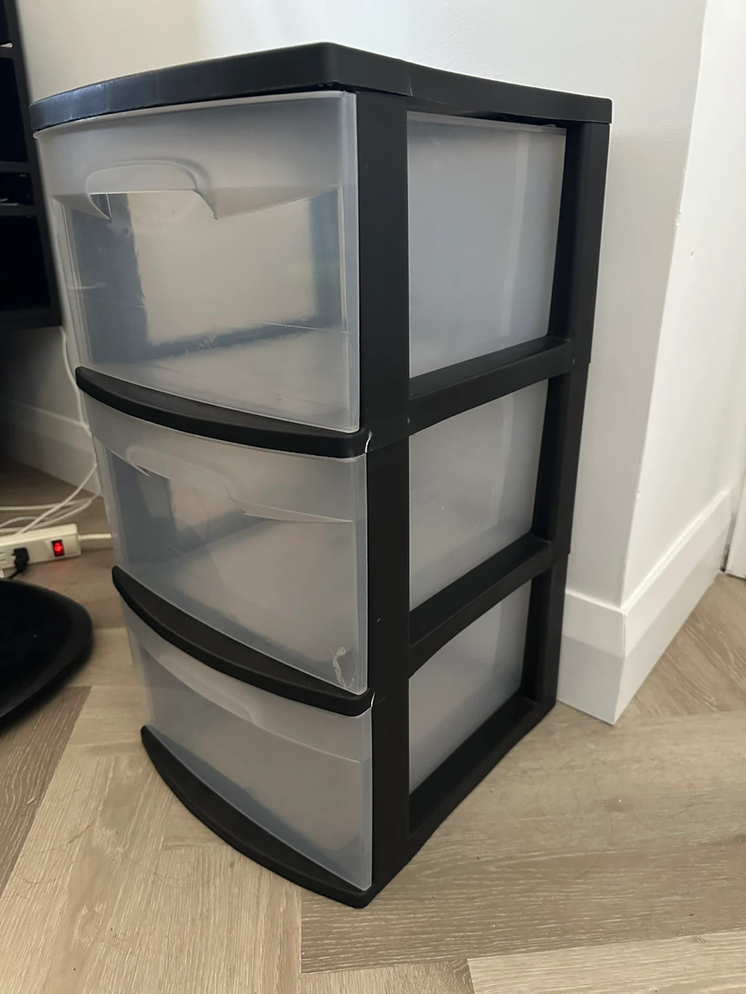 3-Drawer Plastic Storage Cart - photo 2