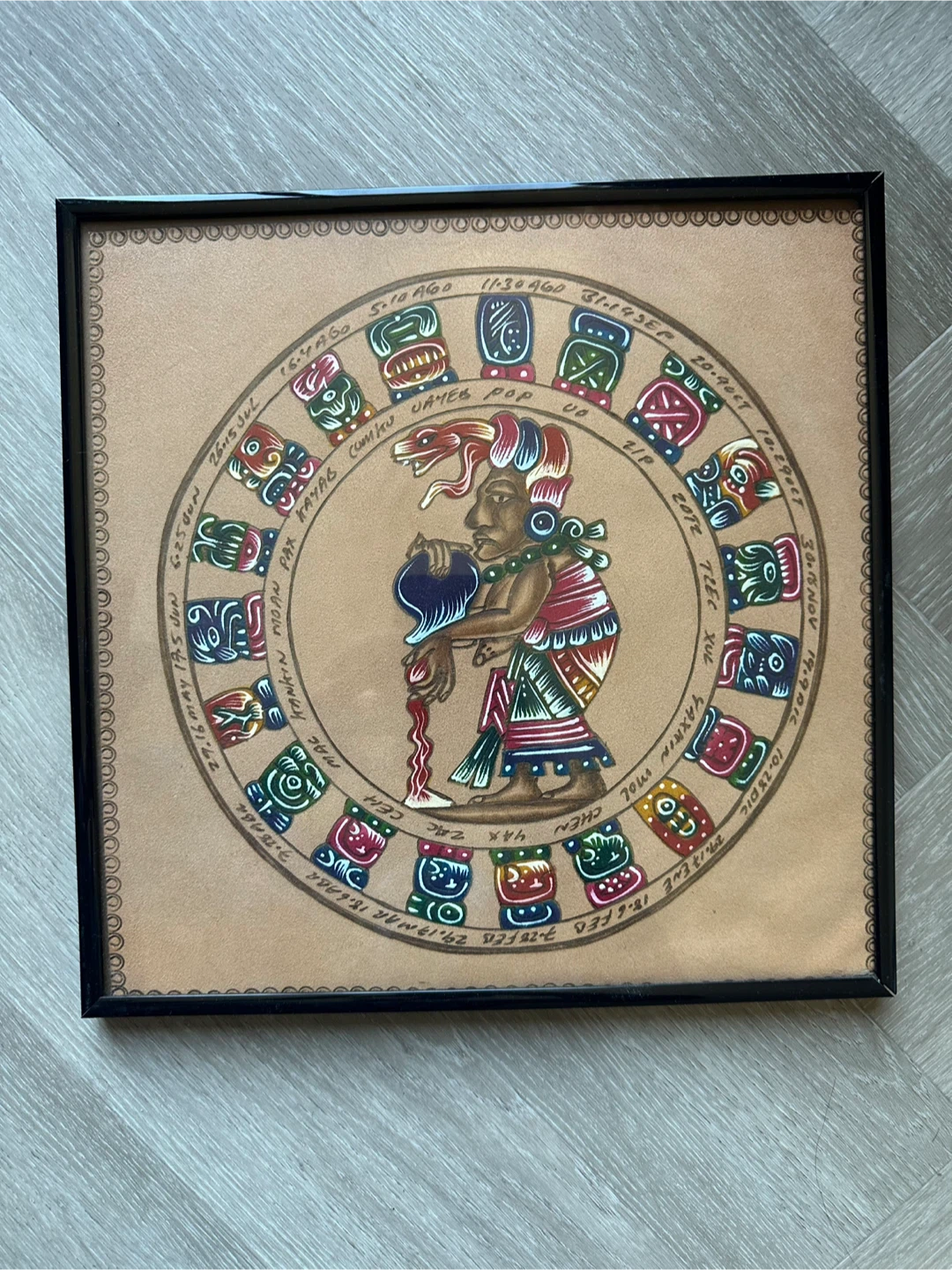Mayan Calendar Art Piece